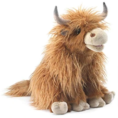 Abbildung von Folkmanis Scottish Highland Cow Puppet 3167