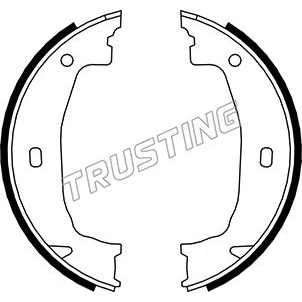 Abbildung von TRUSTING 019.028 Handbremsbeläge BMW: 3 Touring, Limousine, Limousine