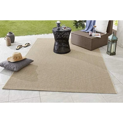 Abbildung von NORTHRUGS Teppich &quot;Match&quot;, rechteckig, In &amp; Outdoor, Kurzflor, Teppich, Modern, Unifarben, Wohnzimmer, Balkon