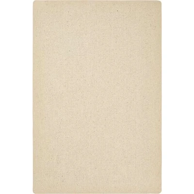 Abbildung von LUXOR living Teppich Mazzolla Wollteppich Natur Schurwolle Wohnzimmer flauschig Wohnzimmerteppich 67 x 140 cm Creme