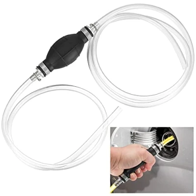 Abbildung von Benzinpumpe Handpumpe, Transferpumpe, 2m Länge ölabsaugpumpe, Dieselpumpe, Kraftstoffpumpe, Wasserpumpe Schlauchpumpe für Kraftstoffe Benzin Diesel Wasser Öl