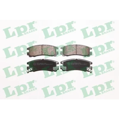Abbildung von LPR 05P043 Bremsbelagsatz MITSUBISHI: GALANT 6, ECLIPSE 1, 3000GT Coupe, CHRYSLER: Sebring II Limousine, HYUNDAI: Santamo