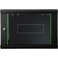 Abbildung von DIGITUS Netzwerkschrank 19 Zoll Rack 9HE Wandmontage 450mm Tiefe Traglast 60kg Dynamic Basic Serie Schwarz