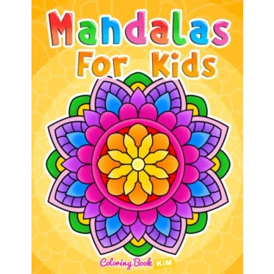 Abbildung von Mandalas for Kids: Coloring Book With Simple Mandala Patterns.