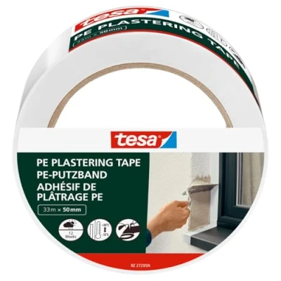 Abbildung von TESA 55485 00000 00, Allzweck Klebeband, Polyäthylen, Weiß, Universal, 33 m, 50 mm