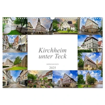 Abbildung von Kirchheim unter Teck Impressionen (Wandkalender 2025 DIN A3 quer), CALVENDO Monatskalender
