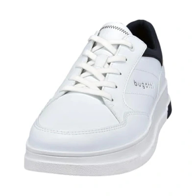Abbildung von Bugatti Herren Schnürstiefel, Männer Stiefel Kaltfutter,Chukka Boots,schnürung,Boots,Winterstiefel,Winterschuhe,White/Dark Blue (2041),41 EU/EU UK