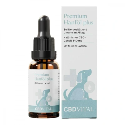 Abbildung von CBD Hanföl Tropfen für Hunde VITAL VET