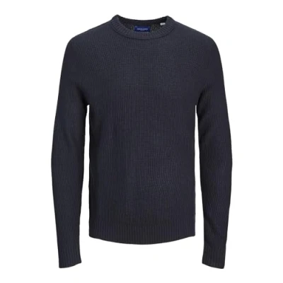 Abbildung von Jack &amp; Jones Jorkyle CREW NECK Strickpullover, Herren, Größe: Small, Total eclipse