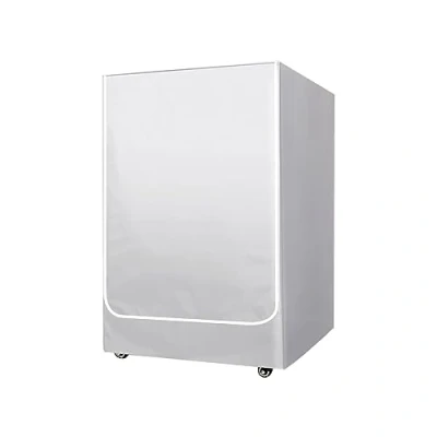 Abbildung von Waschmaschine Abdeckung Wasserdicht, 60 x 65 90 cm Graue Staubdichte für Frontlader und Trockner, UV Schutz, Alterungsbeständig, Schmutzabweisend