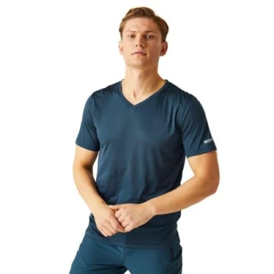 Abbildung von Regatta Herren Fingal V Neck T Shirt, Agave Grün, L