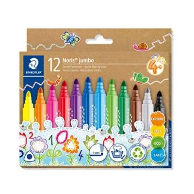 Abbildung von Noris jumbo driekantige viltstift set 12 st
