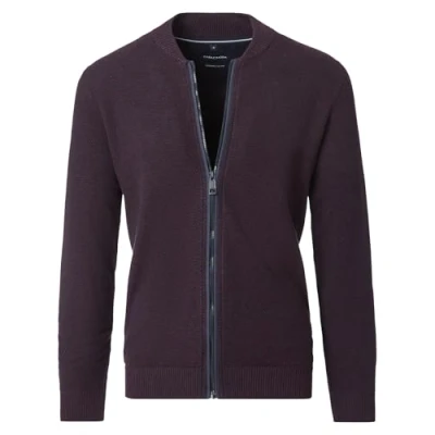 Abbildung von Casamoda Strickjacke, Herren, Größe: Large, Dunkelrot