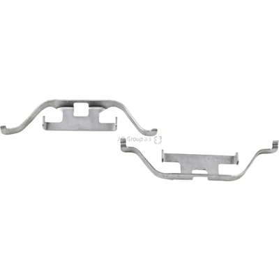Abbildung von JP GROUP 1464004410 Zubehörsatz, Scheibenbremsbelag Hinterachse BMW: 3 Coupe, X3, 5 Limousine, LAND ROVER: Range Rover