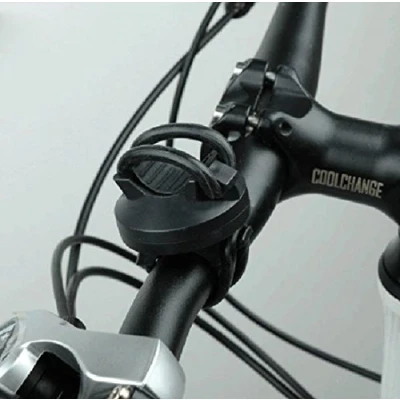 Abbildung von System S Fahrrad Licht Halterung Befestigung Taschenlampen Halter 360 rotierbar