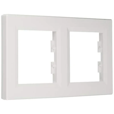 Abbildung von Schneider Electric EPH5800221 Schalter Rahmen 2 Elemente, Weiß