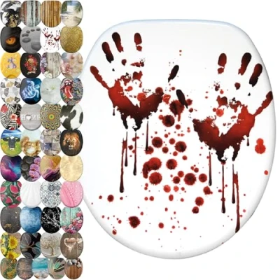 Abbildung von Sanilo WC Sitz &quot;Blood Hands&quot;, mit Absenkautomatik