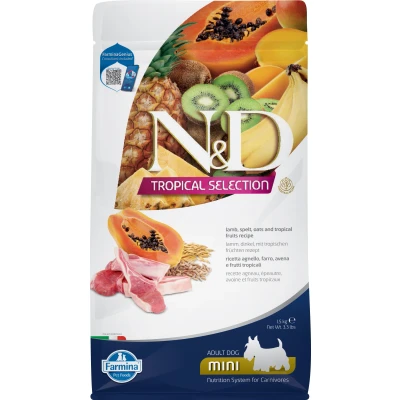 Abbildung von N&amp;D Tropical Hundefutter Lamm small breed 1,5 kg