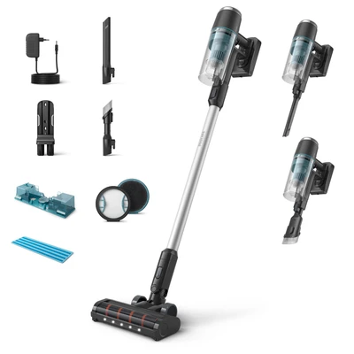 Abbildung von Philips Nass Trocken Akkusauger XC3133/01 Aqua 3000 Series “Tierexperte, 50,4 W, beutellos, mit bis zu 60 Minuten Laufzeit und aufsteckbarem Modul