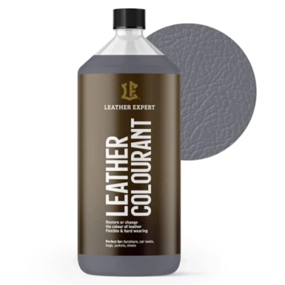 Abbildung von Sehr Deckend Wasser Lederfarbe Dover Grau 1L Leather Paint für Natur und ÖkoLeder Dye Ohne Alkohol alle Lederaccessoires Reißt oder Blättert Nicht ab