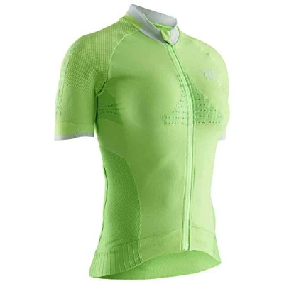 Abbildung von X Bionic Damen Invent Bike Race Zip Shirt Short Sleeve Women, Opal Black/Arctic White, XL