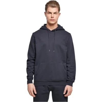 Abbildung von Build Your Brand Herren BB001 Basic Hoody Kapuzenpullover, Navy, L