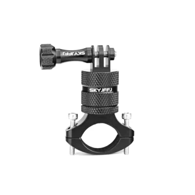 Abbildung von SKYJFFJ Mountainbike Kamera Lenkerhalterung für GoPro Hero 8/9/10/11/12, 360 Grad drehbar, Aluminium, Motorrad Fahrradhalterung, Halterung DJI Osmo Action, Akaso/YI und Action Zubehör