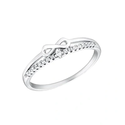 Abbildung von Amor Fingerring 2035634/ 35/ 36/ 37/ 38, mit Zirkonia (synth)