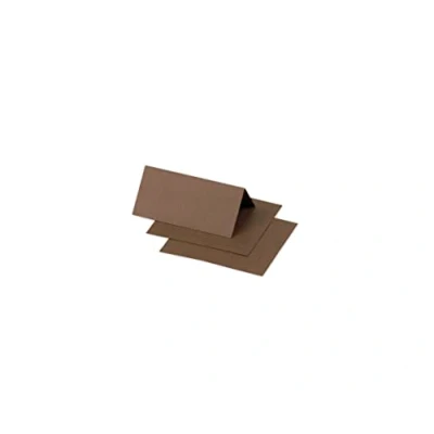 Abbildung von Clairefontaine 75079C Packung mit 25 Tischaufsteller Pollen, 85x80 mm, gefaltet, Maulwurfsgrau