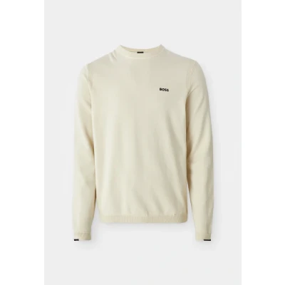 Abbildung von BOSS Strickpullover, Herren, Größe: Large, Open white