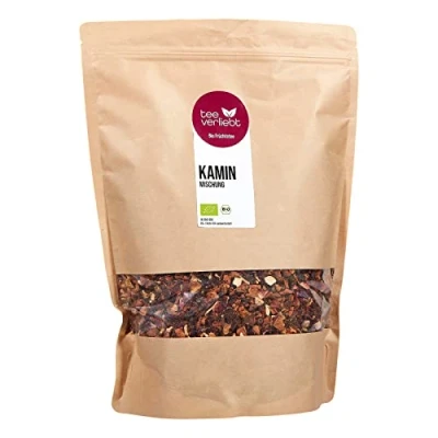 Abbildung von teeverliebt Loser Früchtetee Kaminmischung 1000 g I lose weihnachtlich duftende Tee Mischung mit winterlichen Früchten Bio 1 kg