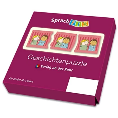 Abbildung von Sprachfix Spiele zur Sprachförderung: Geschichtenpuzzle Set 1