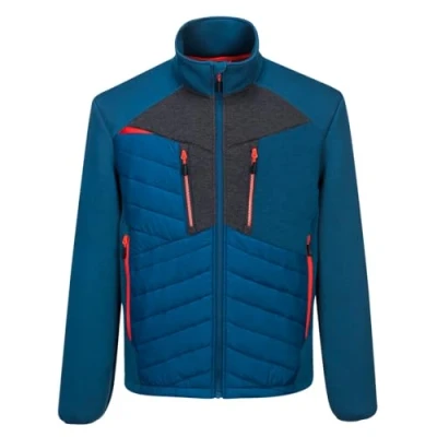 Abbildung von Portwest DX4 Hybrid Steppjacke, Größe: L, Farbe: Metro Blau, DX471MBRL