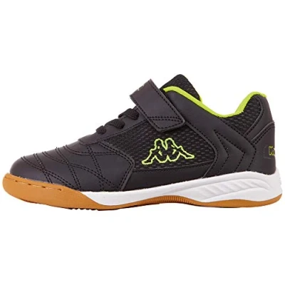 Abbildung von Kappa Damba Unisex Trainingsschuh für Kinder, Größe: 25, Black/yellow Schuhe