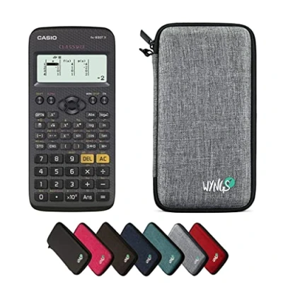 Abbildung von CALCUSO Sparpaket Hellgrau mit Taschenrechner Casio FX 83GT X schwarz (Englisch)