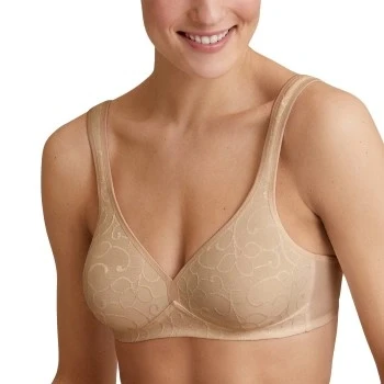 Abbildung von Triumph Elegant Cotton Triangel BH Skin light combination, Damen, Größe: 90B, combination