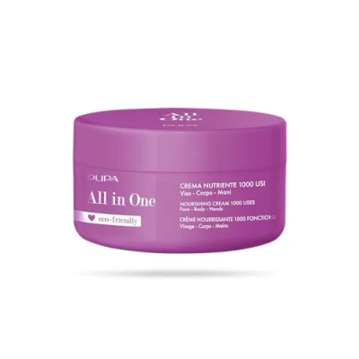 Abbildung von PUPA, ALL IN ONE CREMA NUTRIENTE 1000 USI VISO CORPO MANI VASO, 350 ML.