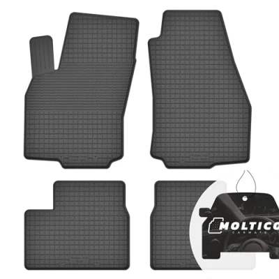 Abbildung von Gummimatten mit Rand Auto Fußmatten Gummi Automatten Passgenau 4 teilig Set passend für Opel Astra G 1998 2009