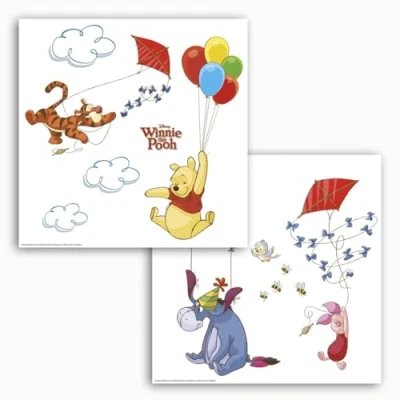 Abbildung von Komar Wandsticker &quot;Winnie Pooh&quot;, (13 St.), 31x31 cm (Breite x Höhe), selbsthaftend