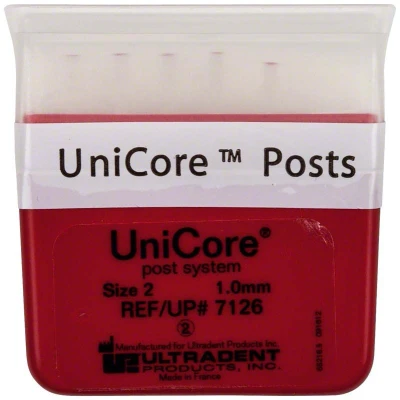 Abbildung von UniCore Stifte Gr. 2 rot 5 Wurzelstifte