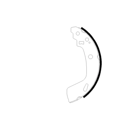 Abbildung von TEXTAR 91082200 Bremsbacken 200 26 ohne Handbremshebel SUZUKI: SWIFT 4