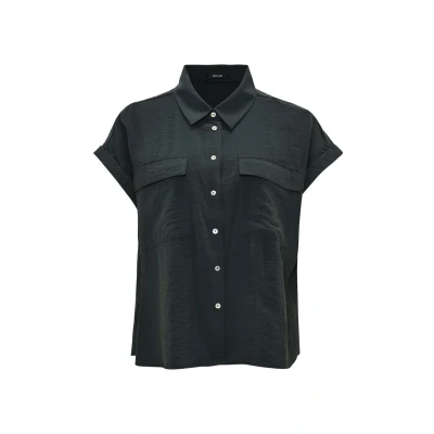 Abbildung von Opus Kurzarm Fitara Hemdbluse, Damen, Größe: 40, Emerald