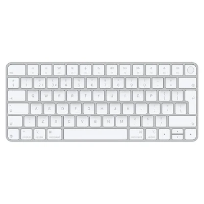 Abbildung von Apple Magic Keyboard mit Touch ID für Mac Modelle Chip Englisch (Großbritannien) ​​​​​​​