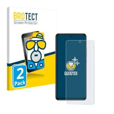 Abbildung von BROTECT Entspiegelungs Schutzfolie für Xiaomi Poco F3 (2 Stück) Matte Displayschutz Folie, Anti Reflex, Fingerprint