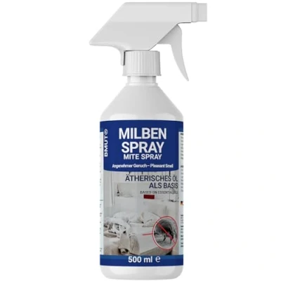 Abbildung von 500ml Milbenspray für Matratzen 100% giftfrei Bettwäsche Polster Textil Hausstaubmilben Spray bei Allergie