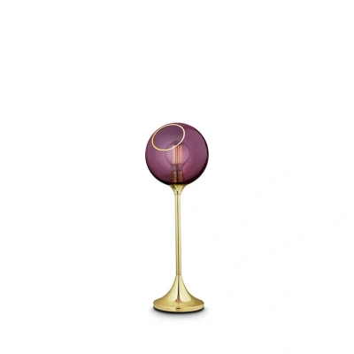 Abbildung von Tischleuchte Ballroom, lila, Glas, mundgeblasen, dimmbar