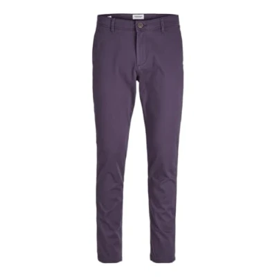 Abbildung von JACK &amp; JONES Herren Jpstmarco Jjbowie Noos Chinohose, Nightshade, 32W / 34L