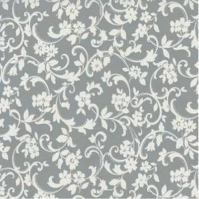 Abbildung von AS4HOME Möbelfolie Ranken grau weiss 45 cm x 200 cm, Muster: Blumenmuster