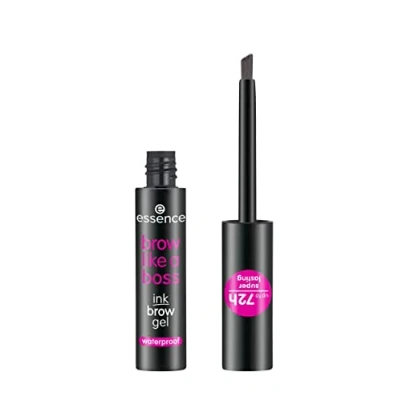 Abbildung von essence brow like a boss ink gel, Augenbrauengel, Nr. 04, Braun, langanhaltend, Expressergebnis, vegan, wasserfest, ohne Mikroplastikpartikel, Nanopartikel frei, 1er Pack (4ml)
