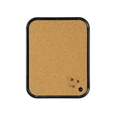 Abbildung von Bi Office CLK010102 Easy Korktafel, Rahmen aus Kunststoff, 216 x 279 mm, korkfarben, kork schwarz